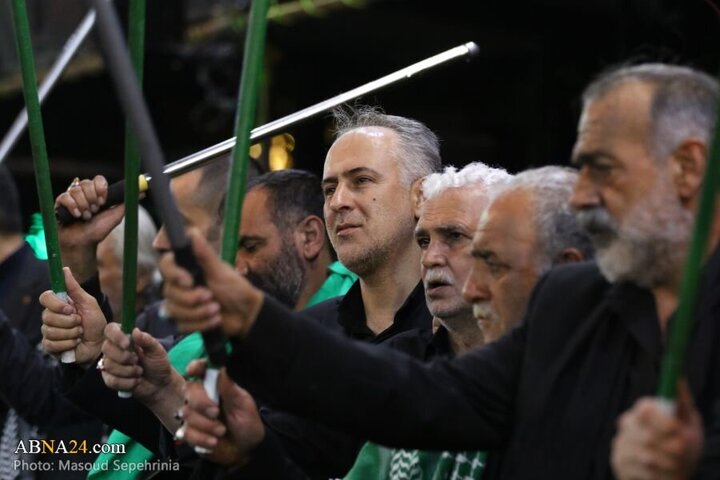 Photos: Ninth night of Muharram mourning ceremony held in Azizabad Maralan neighborhood in Tabriz
