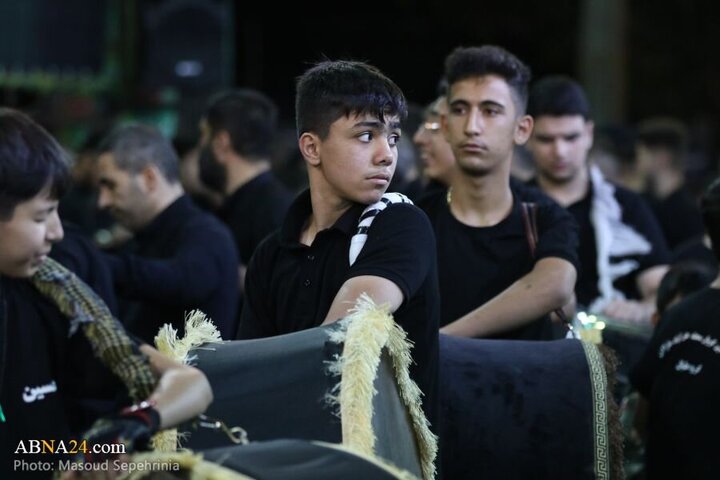 Photos: Ninth night of Muharram mourning ceremony held in Azizabad Maralan neighborhood in Tabriz