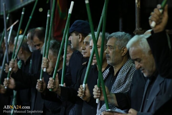 Photos: Ninth night of Muharram mourning ceremony held in Azizabad Maralan neighborhood in Tabriz