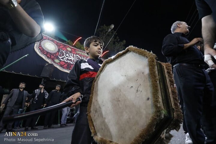 Photos: Ninth night of Muharram mourning ceremony held in Azizabad Maralan neighborhood in Tabriz