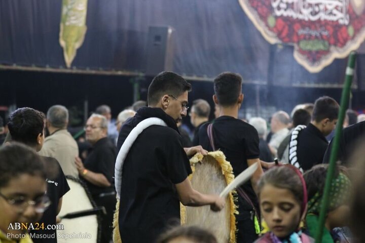 Photos: Ninth night of Muharram mourning ceremony held in Azizabad Maralan neighborhood in Tabriz