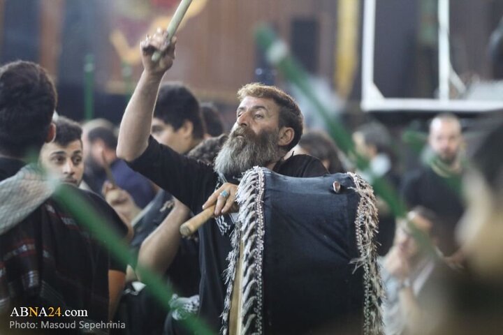 Photos: Ninth night of Muharram mourning ceremony held in Azizabad Maralan neighborhood in Tabriz