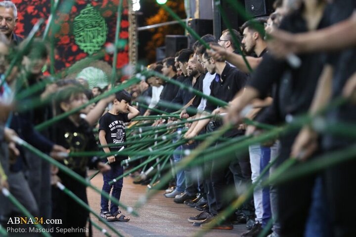Photos: Ninth night of Muharram mourning ceremony held in Azizabad Maralan neighborhood in Tabriz