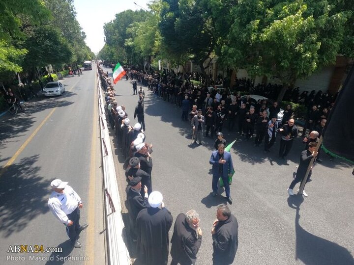 Photos: Gathering of Husseini mourners in Tabriz on Tasua Day