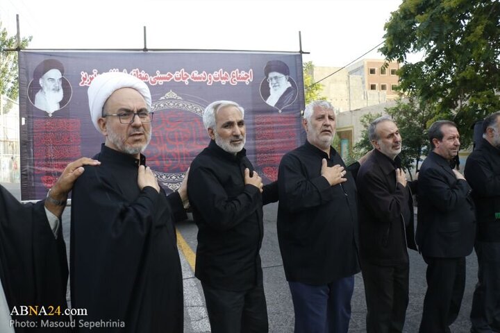 Photos: Gathering of Husseini mourners from northwest of Tabriz on Tasu'a Day