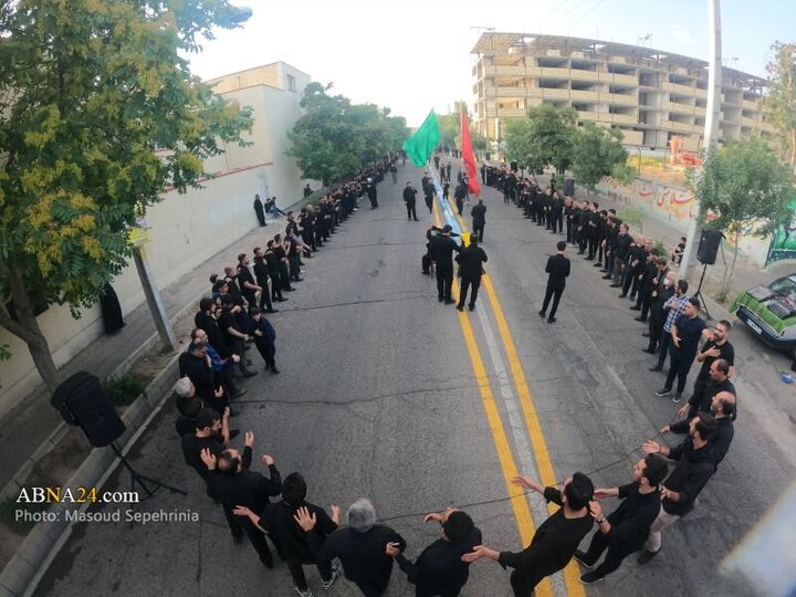 Photos: Gathering of Husseini mourners from northwest of Tabriz on Tasu'a Day