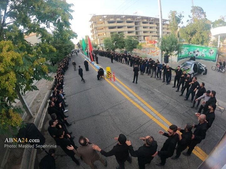 Photos: Gathering of Husseini mourners from northwest of Tabriz on Tasu'a Day