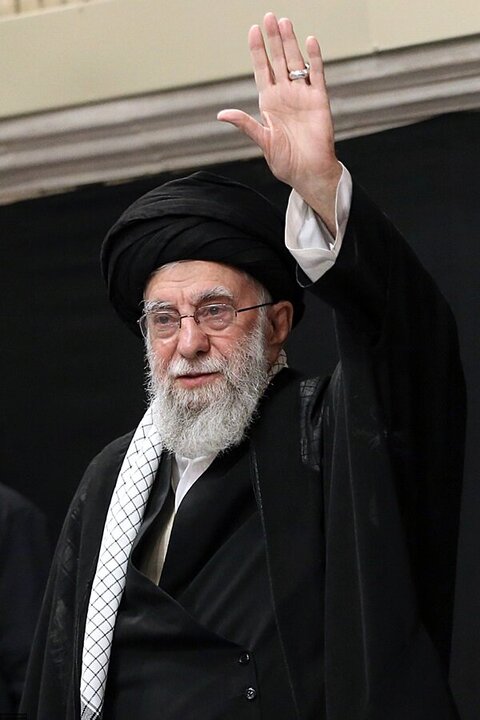 Photos: Mourning ceremony on eve of Ashura held in presence of Imam Khamenei