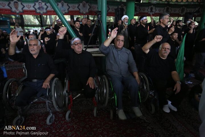 Photos: Tasua mourning ceremony held at Martyr Motahari Veterans' Nursing Home in Isfahan