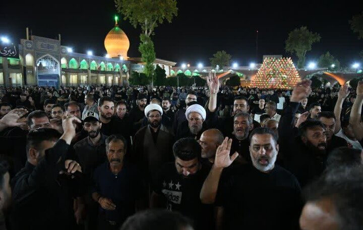 Photos: Mourning ceremonies of Shiraz people on night of Ashura