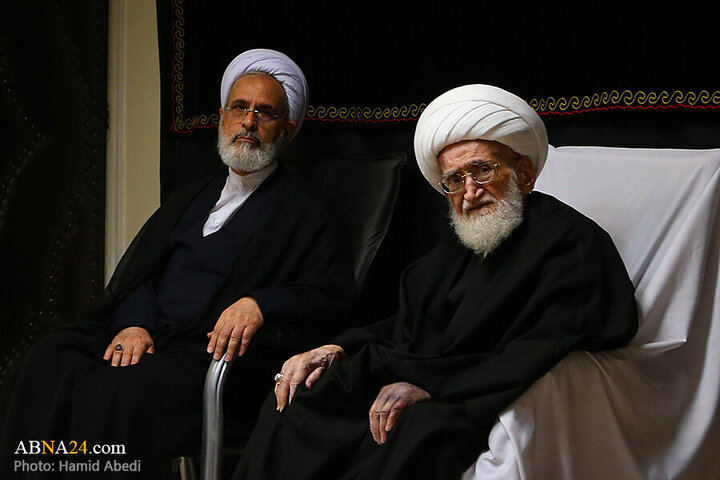 Photos: Ashura mourning ceremony held in presence of Grand Ayatollahs