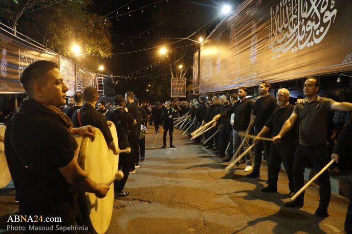 Photos: 10th night of Muharram in "Saeb" neighborhood of Tabriz
