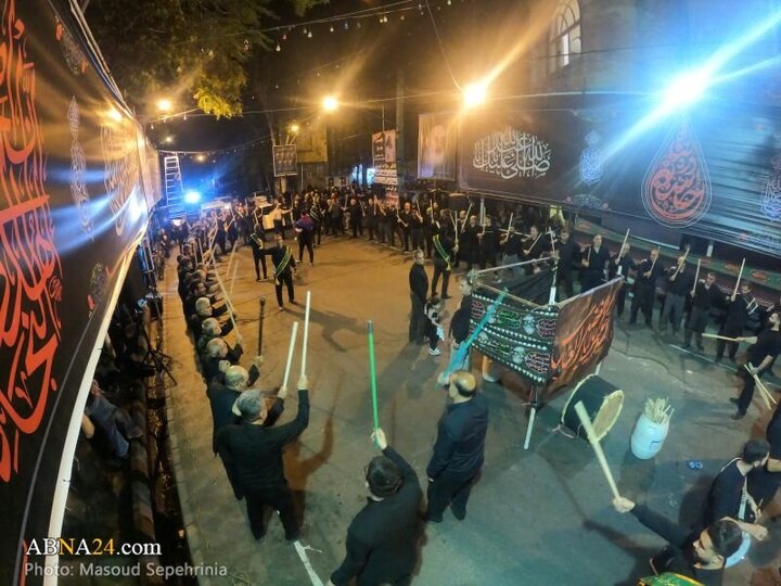 Photos: 10th night of Muharram in "Saeb" neighborhood of Tabriz