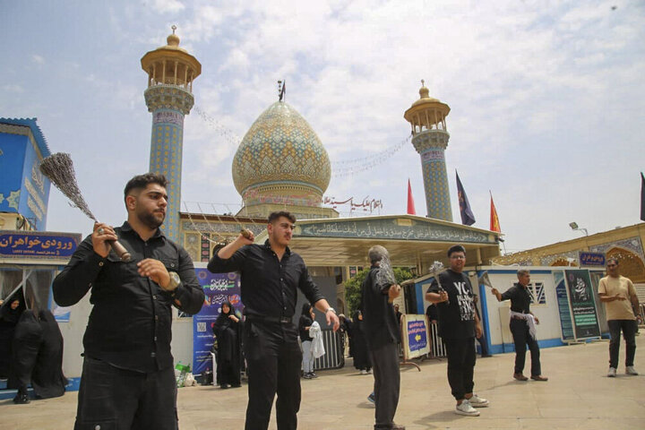 Photos: Ashura mourning procession in Imamzadeh Sayyed Aladdin Hosein in Shiraz