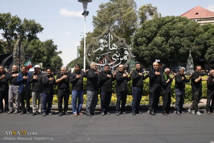 Photos: Gathering of Husseini mourners with presence of President in Tabriz