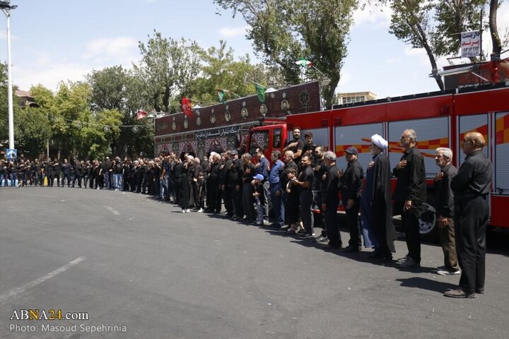 Photos: Gathering of Husseini mourners with presence of President in Tabriz