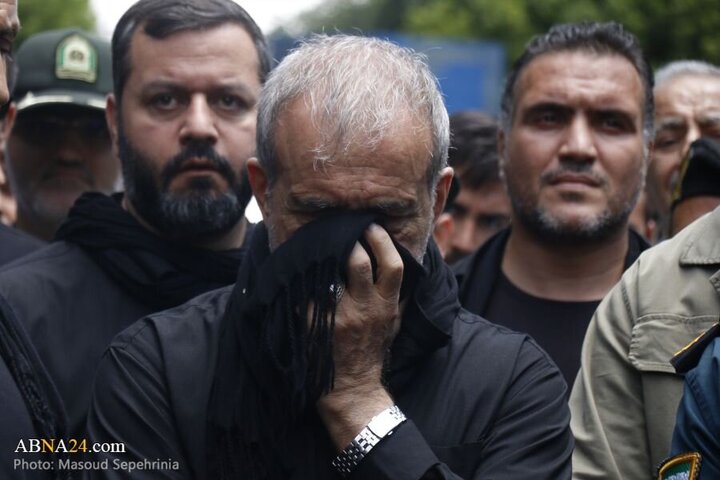 Photos: Gathering of Husseini mourners with presence of President in Tabriz