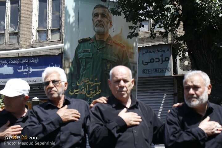 Photos: Gathering of Husseini mourners with presence of President in Tabriz