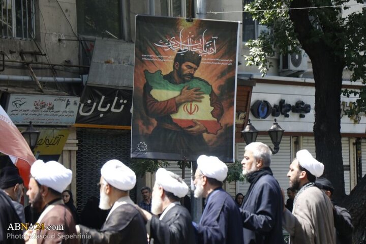 Photos: Gathering of Husseini mourners with presence of President in Tabriz