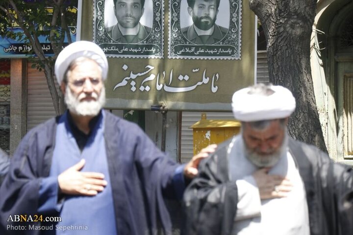 Photos: Gathering of Husseini mourners with presence of President in Tabriz
