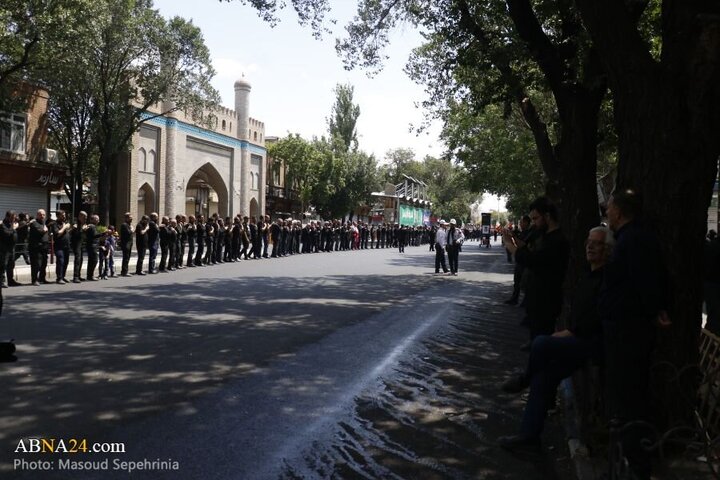 Photos: Gathering of Husseini mourners with presence of President in Tabriz