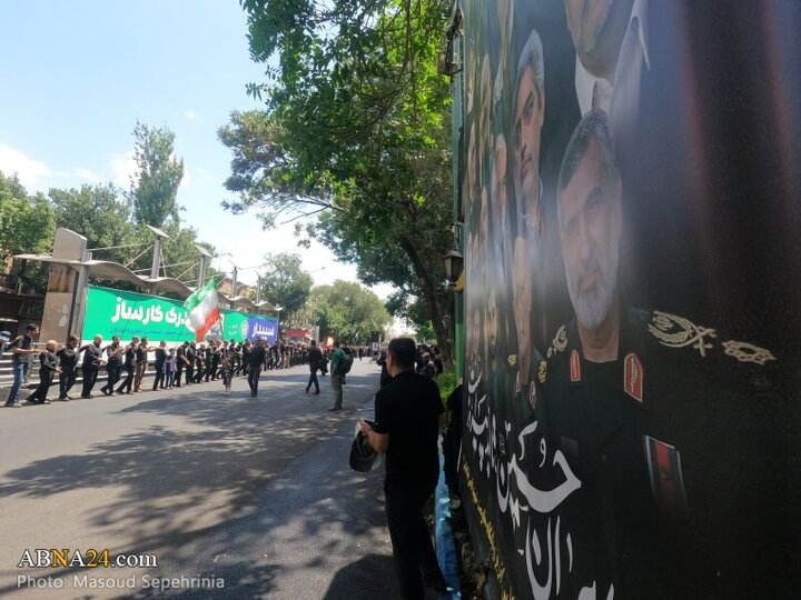 Photos: Gathering of Husseini mourners with presence of President in Tabriz