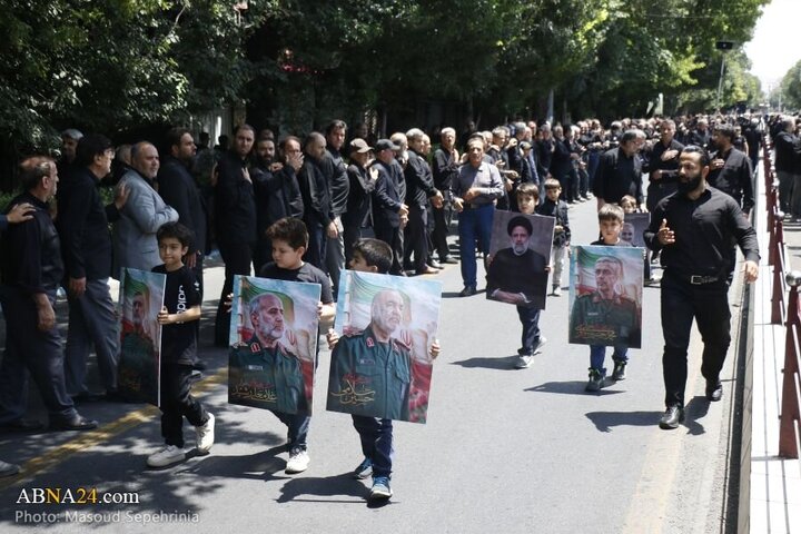 Photos: Gathering of Husseini mourners with presence of President in Tabriz