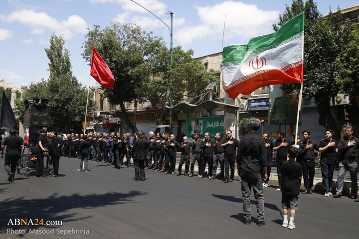 Photos: Gathering of Husseini mourners with presence of President in Tabriz