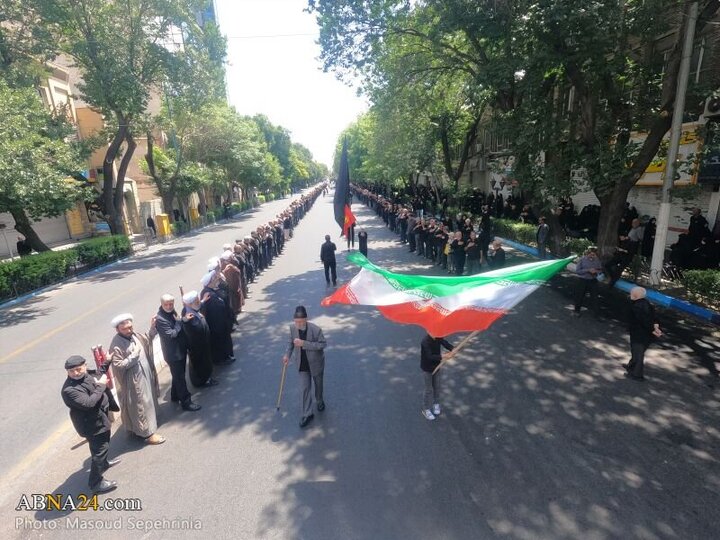 Photos: Gathering of Husseini mourners with presence of President in Tabriz