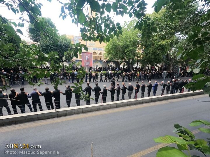 Photos: Gathering of Husseini mourners with presence of President in Tabriz