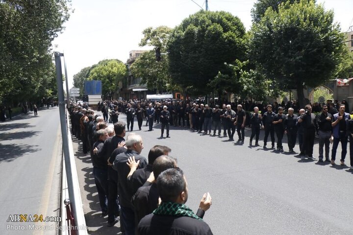 Photos: Gathering of Husseini mourners with presence of President in Tabriz