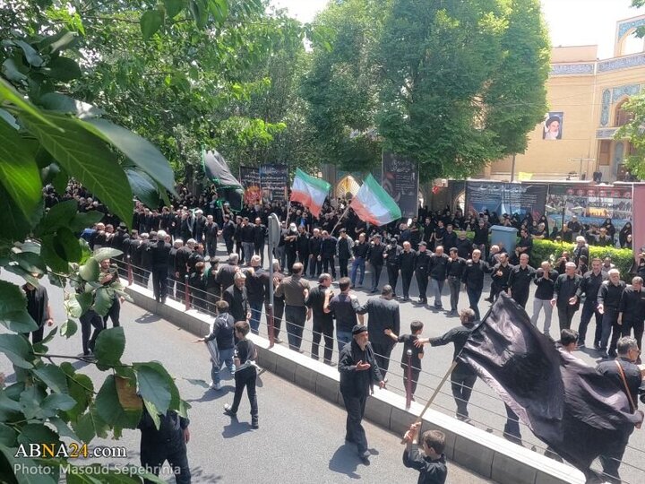 Photos: Gathering of Husseini mourners with presence of President in Tabriz