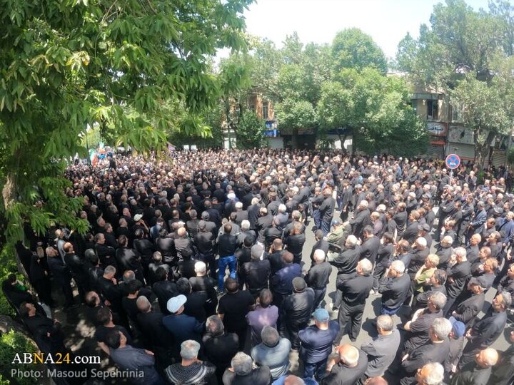 Photos: Gathering of Husseini mourners with presence of President in Tabriz