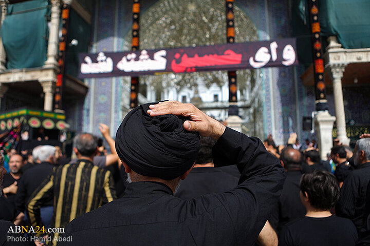 Photos: Ashura mourning processions at Hazrat Masoumeh holy shrine