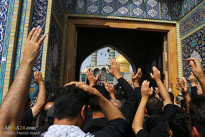 Photos: Ashura mourning processions at Hazrat Masoumeh holy shrine