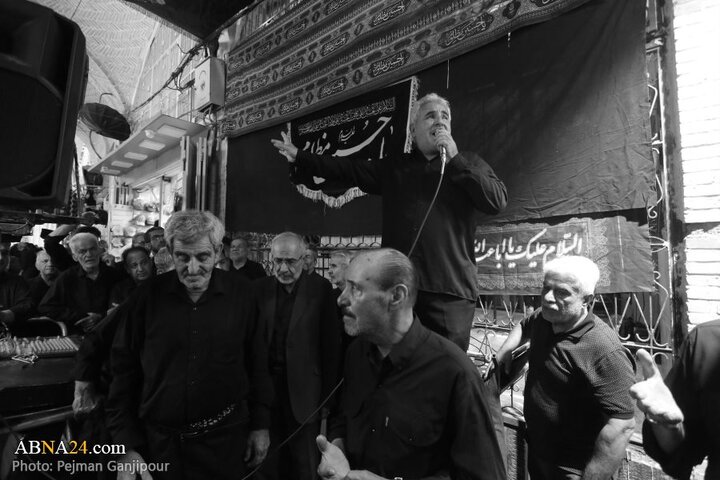 گزارش تصویری |  قافله عزاداری هیئت بنی فاطمه در بازار اصفهان