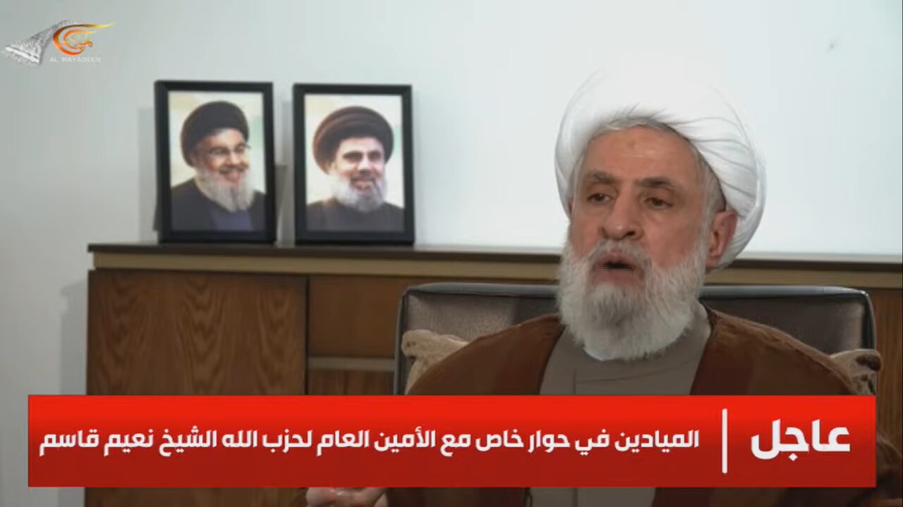 نعیم قاسم: حزب‌الله همواره تمایل به پرهیز از جنگ در لبنان داشته است