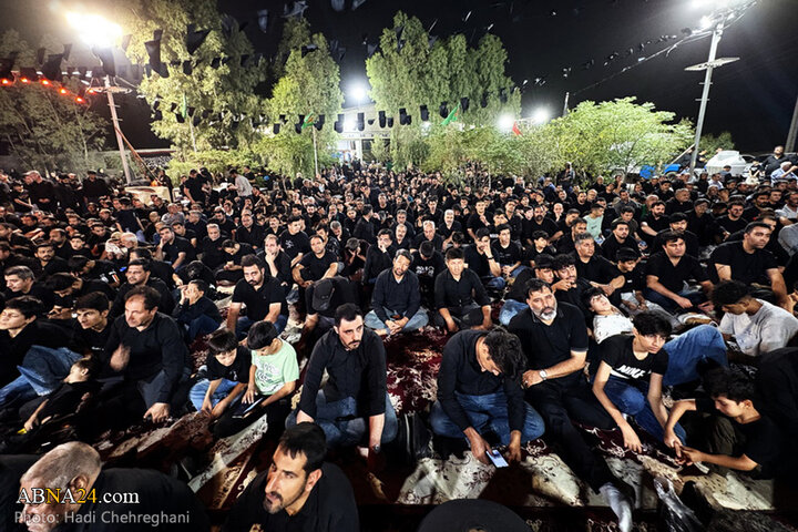 مراسم عزاداری شهادت امام سجاد در روستای «طایقان» قم