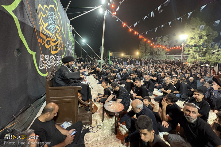 مراسم عزاداری شهادت امام سجاد در روستای «طایقان» قم