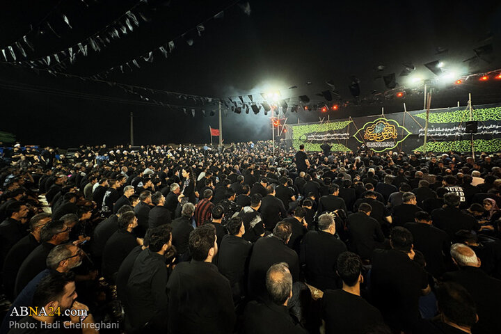 مراسم عزاداری شهادت امام سجاد در روستای «طایقان» قم
