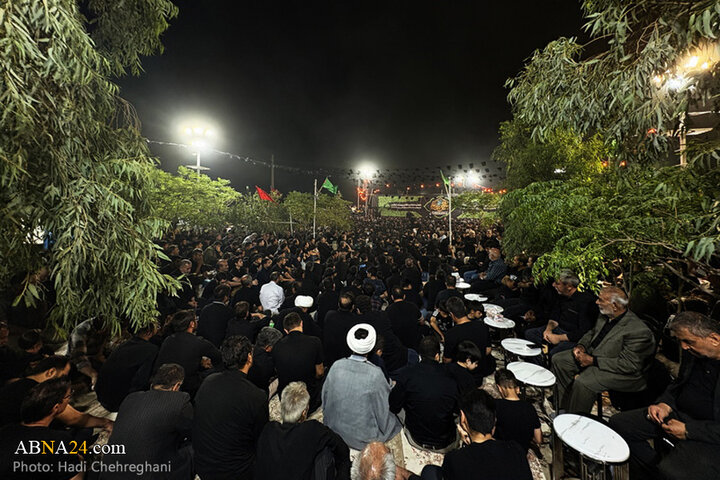 مراسم عزاداری شهادت امام سجاد در روستای «طایقان» قم