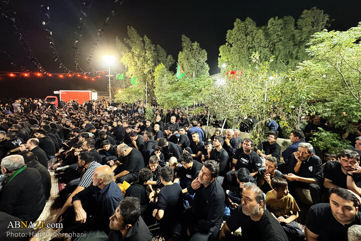 مراسم عزاداری شهادت امام سجاد در روستای «طایقان» قم
