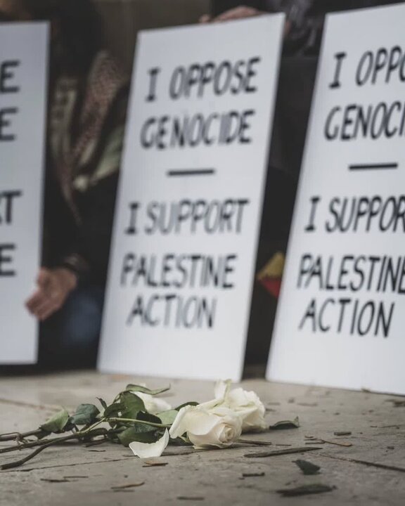 برخورد وحشیانه پلیس لندن با حامیان فلسطین