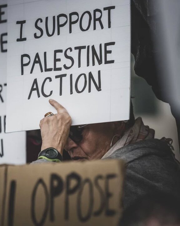 برخورد وحشیانه پلیس لندن با حامیان فلسطین