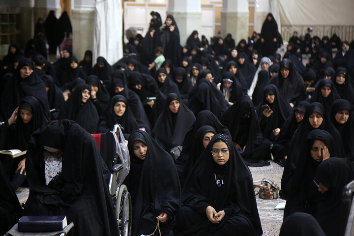 Photos: Imam Sajjad mourning ceremony held at Hazrat Masoumeh holy shrine