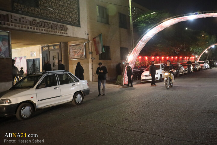 شب سوم مراسم عزاداری حسینی در هیئت هنر و رسانه استان قم