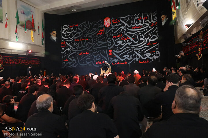شب سوم مراسم عزاداری حسینی در هیئت هنر و رسانه استان قم