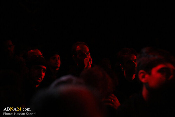 Photos: Third night of Imam Hussain mourning ceremony held by Arts and Media Heyaat in Qom