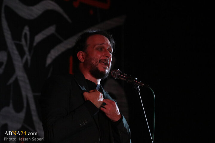 Photos: Third night of Imam Hussain mourning ceremony held by Arts and Media Heyaat in Qom