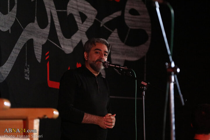 Photos: Third night of Imam Hussain mourning ceremony held by Arts and Media Heyaat in Qom